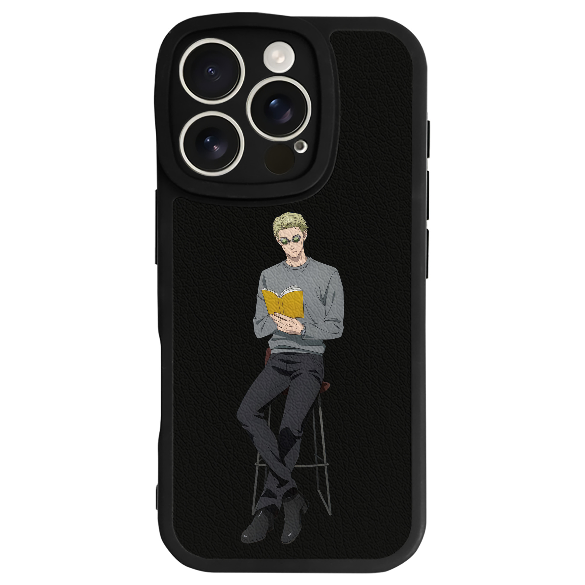 （画像用） 呪術廻戦 Jujutsu Kaisen 【iPhone 16シリーズ対応】シリコンスマホケース（レザー調） 材質：シリコン